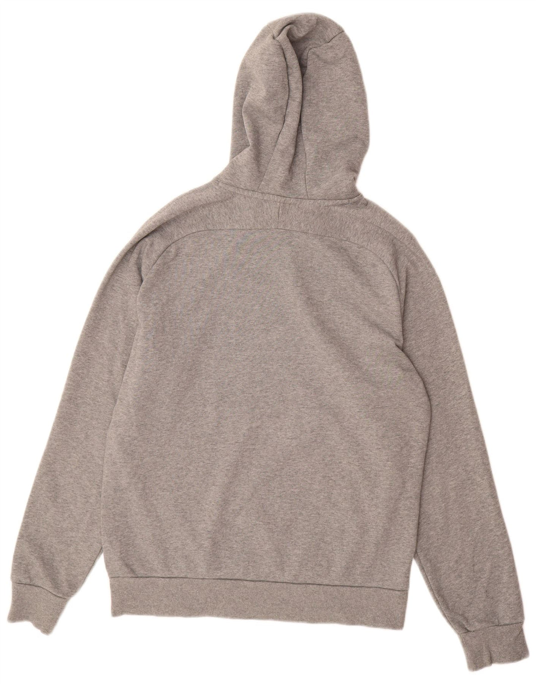 PUMA Pull à Capuche Graphique Homme Gris Moyen Coton
