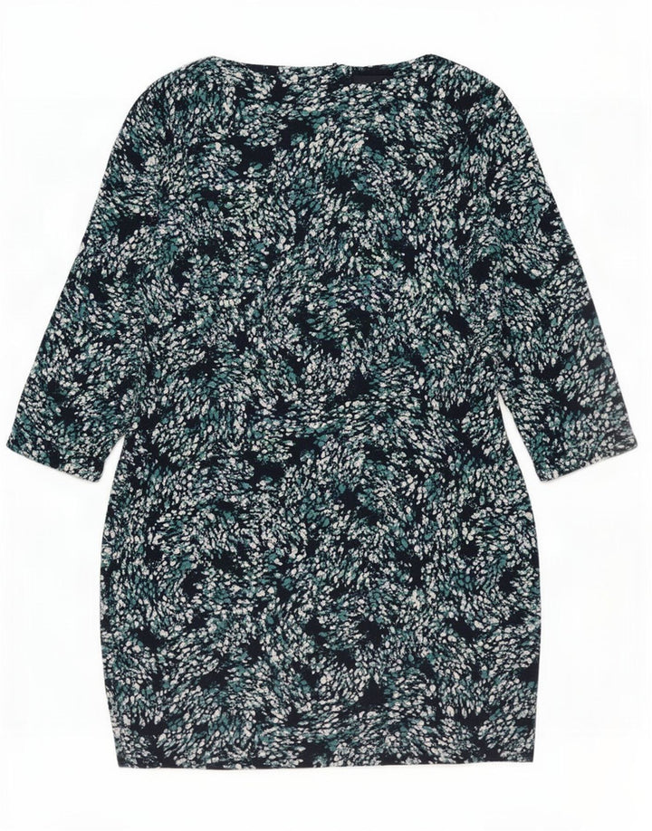 Marks & Spencer Robe basique pour femme UK 12 Bleu marine moyen à pois