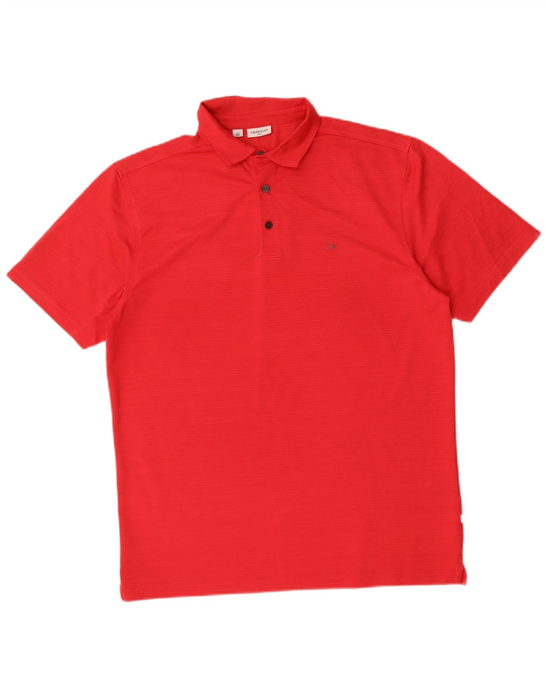 Calvin Klein Polo Homme Grand Rouge Polyester
