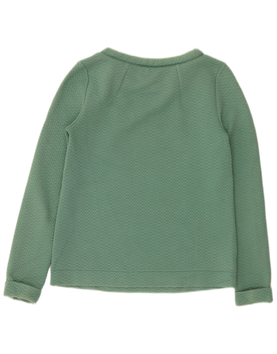 Boden Femme Sweatshirt Jumper UK 10 Small Vert Polyester