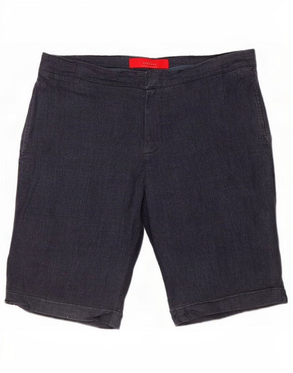 Zara Short Chino Homme Large W34 Bleu Marine