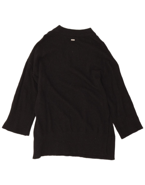Barbour Pull long à col roulé pour femme UK 10 Petit Noir