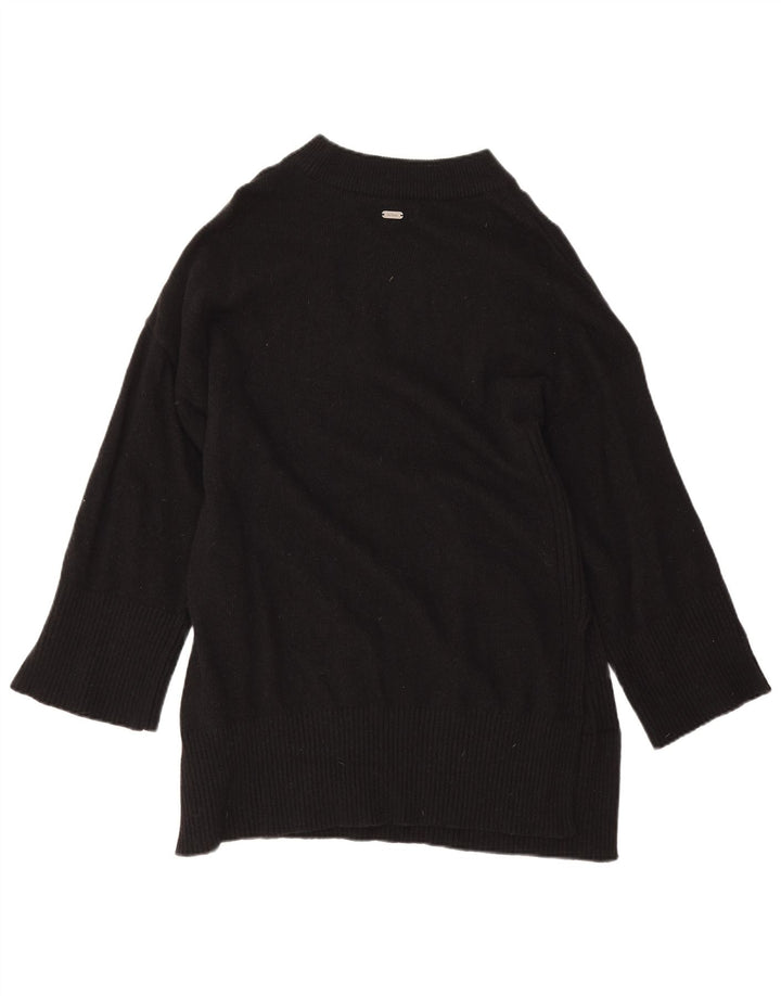 Barbour Pull long à col roulé pour femme UK 10 Petit Noir