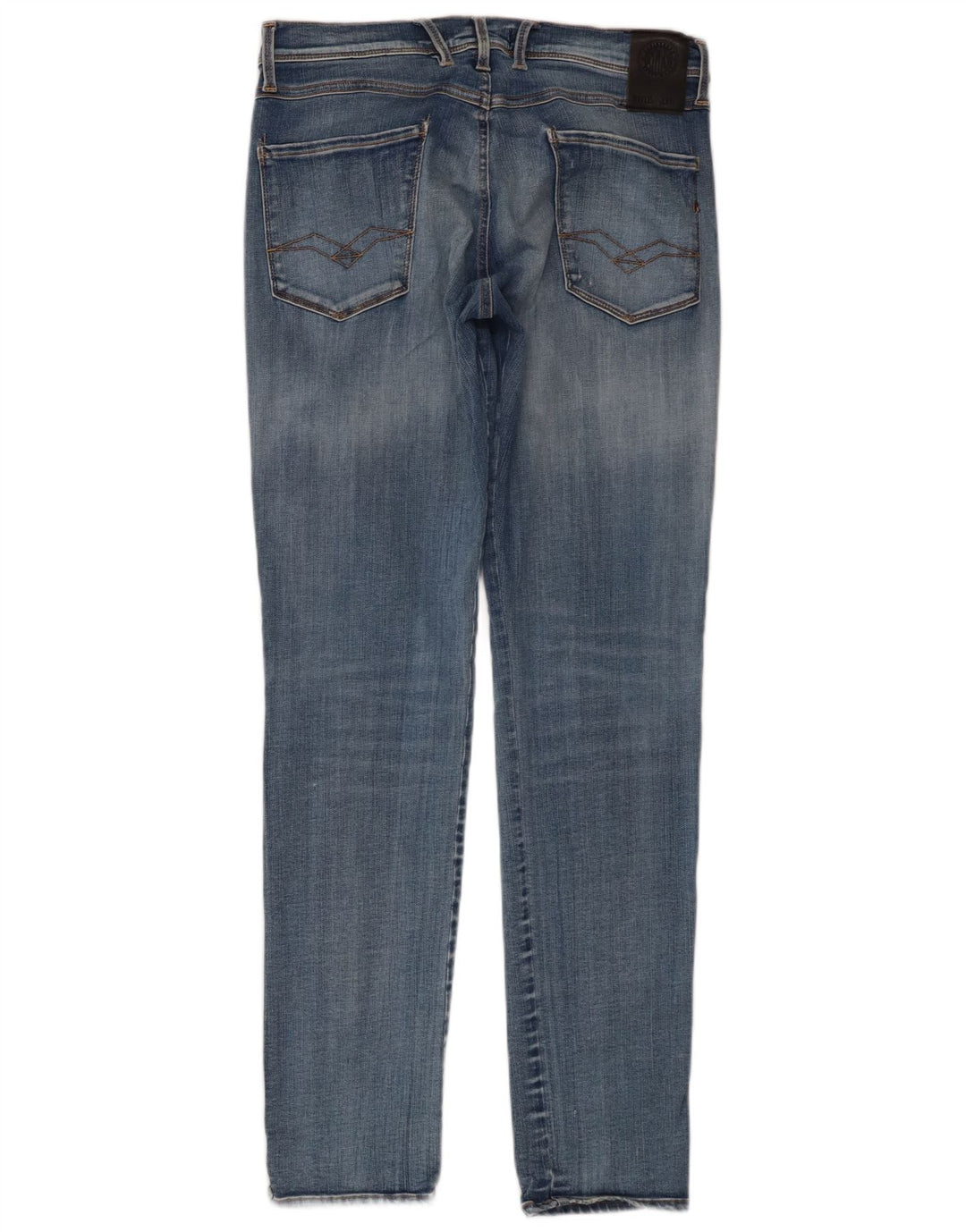 Replay Jean Slim Femme W30 L32 Bleu Coton