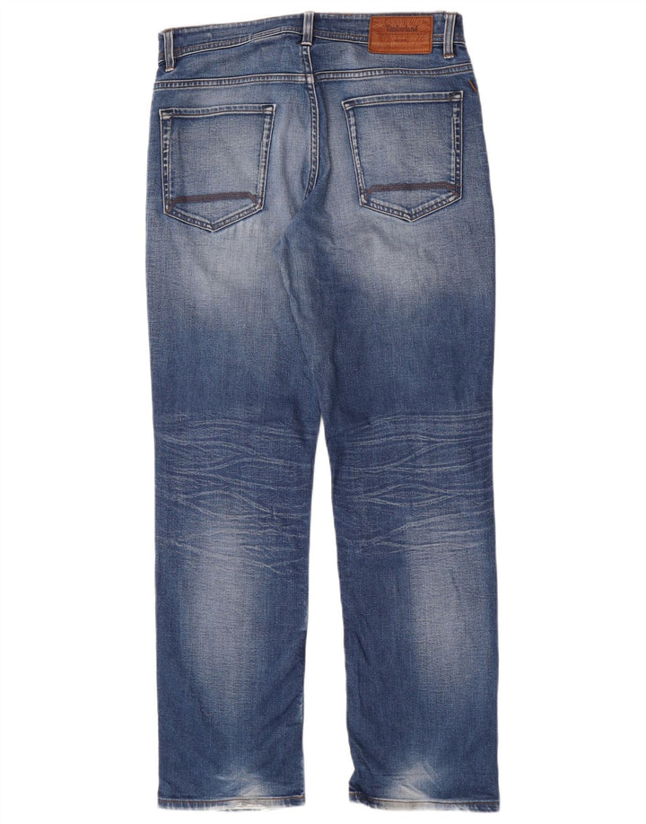 Timberland Jean Droit Clark Homme W32 L32 Bleu Coton