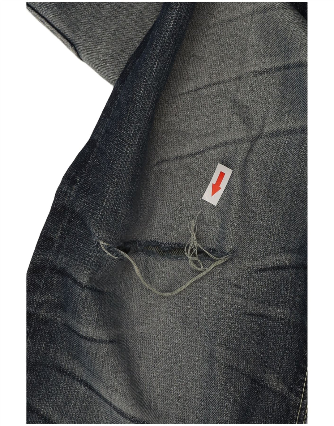 Superdry Jean Droit Officer W34 L32 Homme Bleu Coton