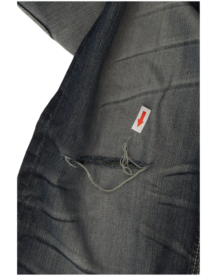 Superdry Jean Droit Officer W34 L32 Homme Bleu Coton