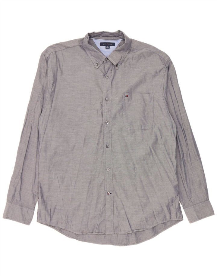 Tommy Hilfiger Chemise Homme XL Bleu Marine Coton