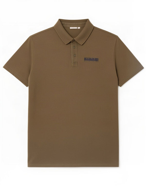 Napapijri Polo Homme 2XL Kaki Coton