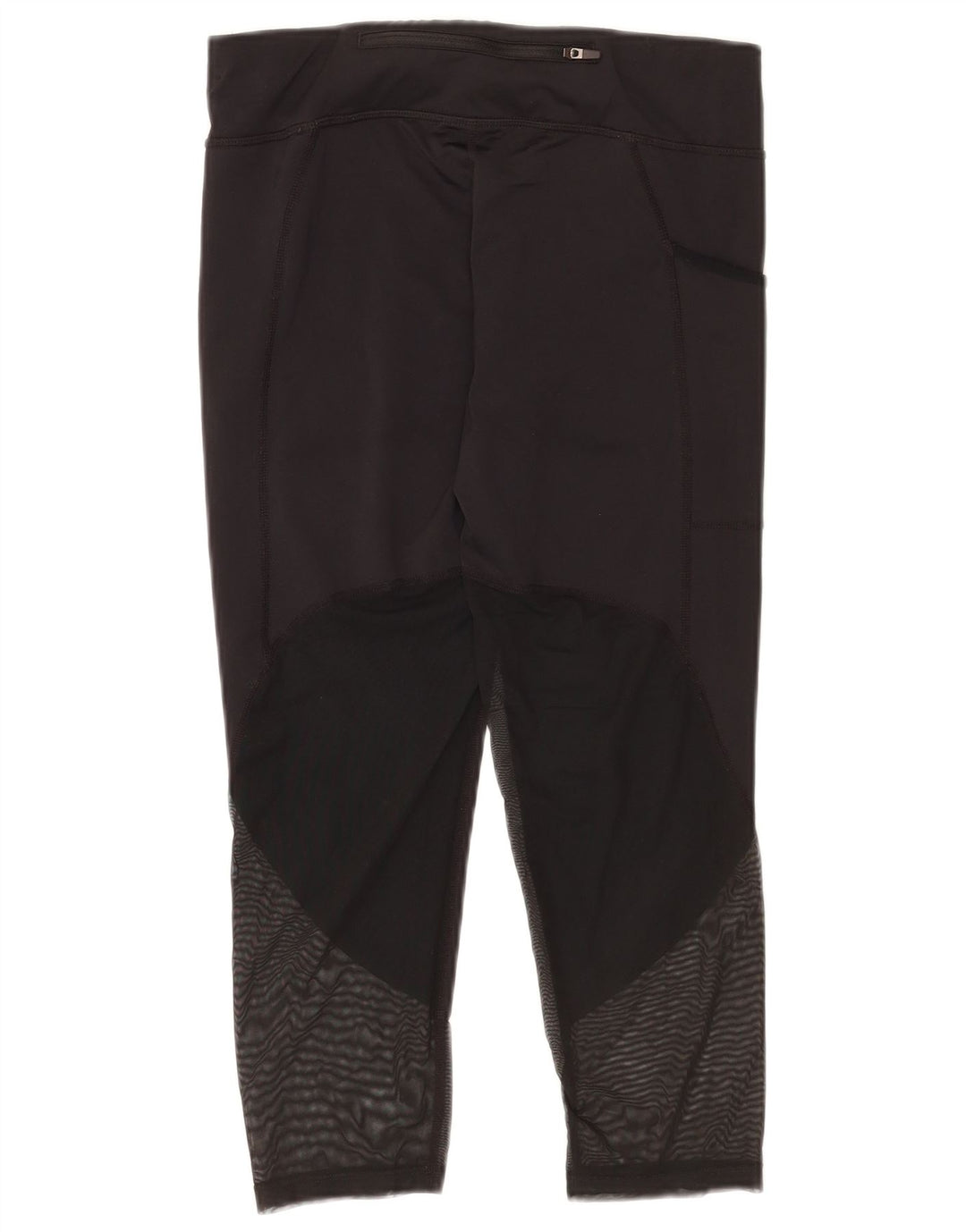 NIKE Womens Dri Fit Capri Leggings UK 12 Medium Black