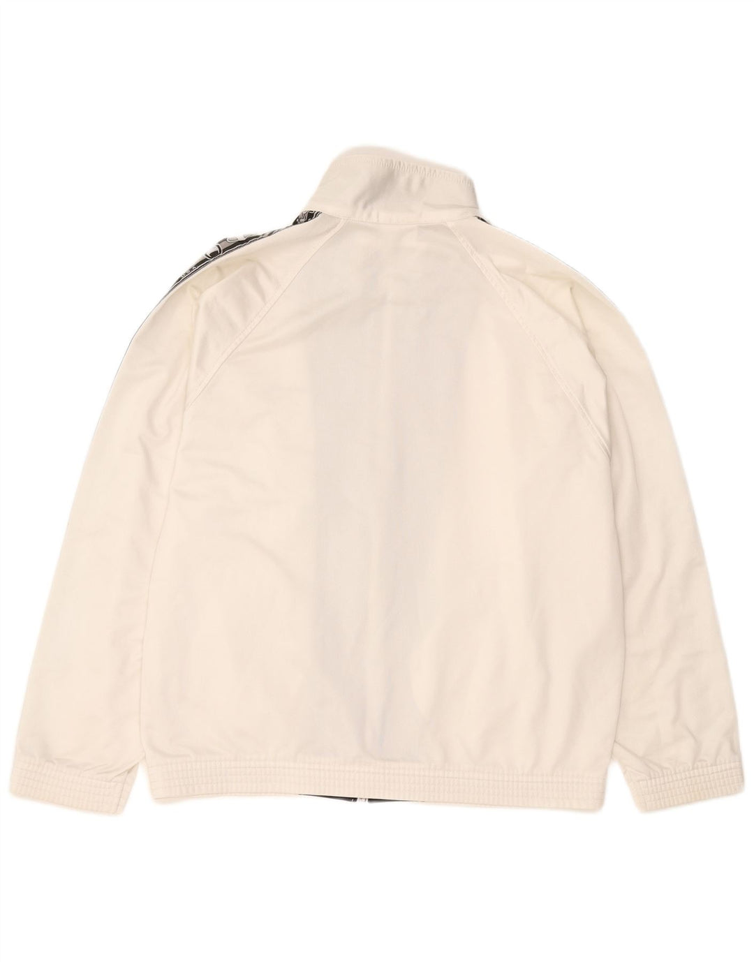 Champion Veste de Survêtement Graphique Homme Blanc Rayé Moyen