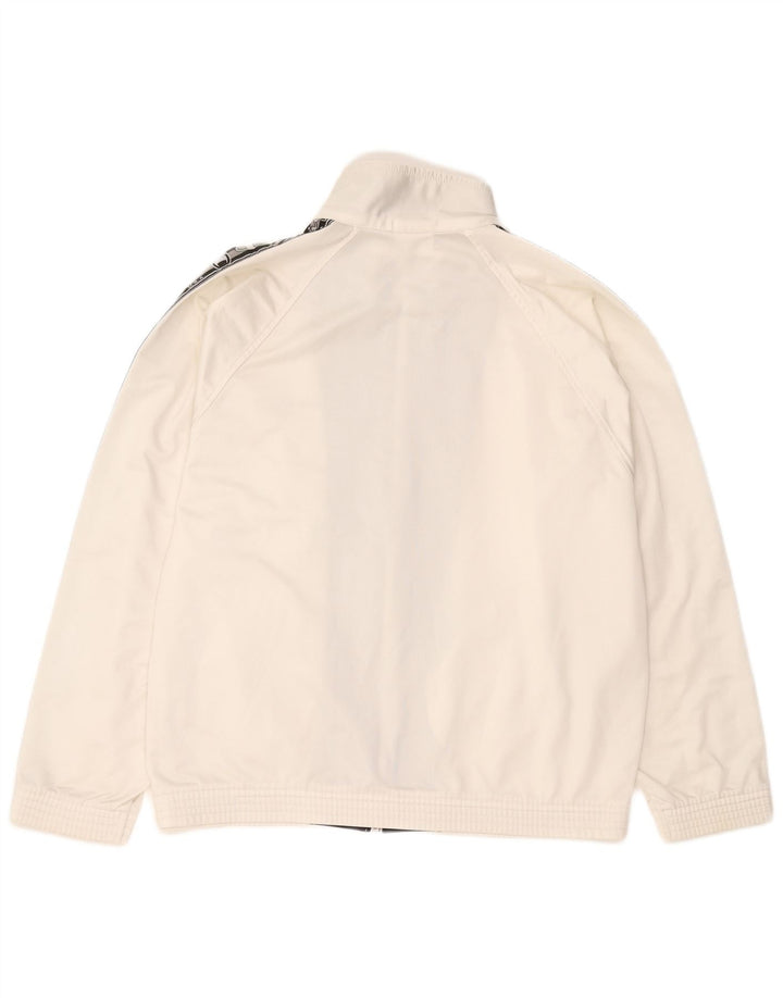 Champion Veste de Survêtement Graphique Homme Blanc Rayé Moyen