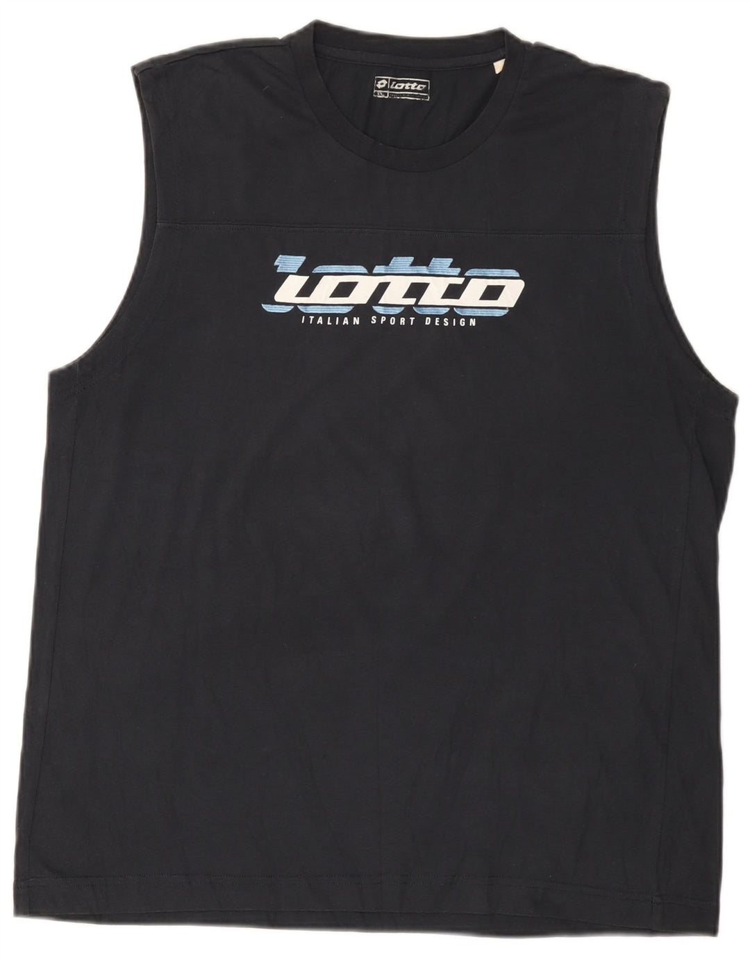 Lotto Débardeur Graphique Homme 2XL Bleu Marine