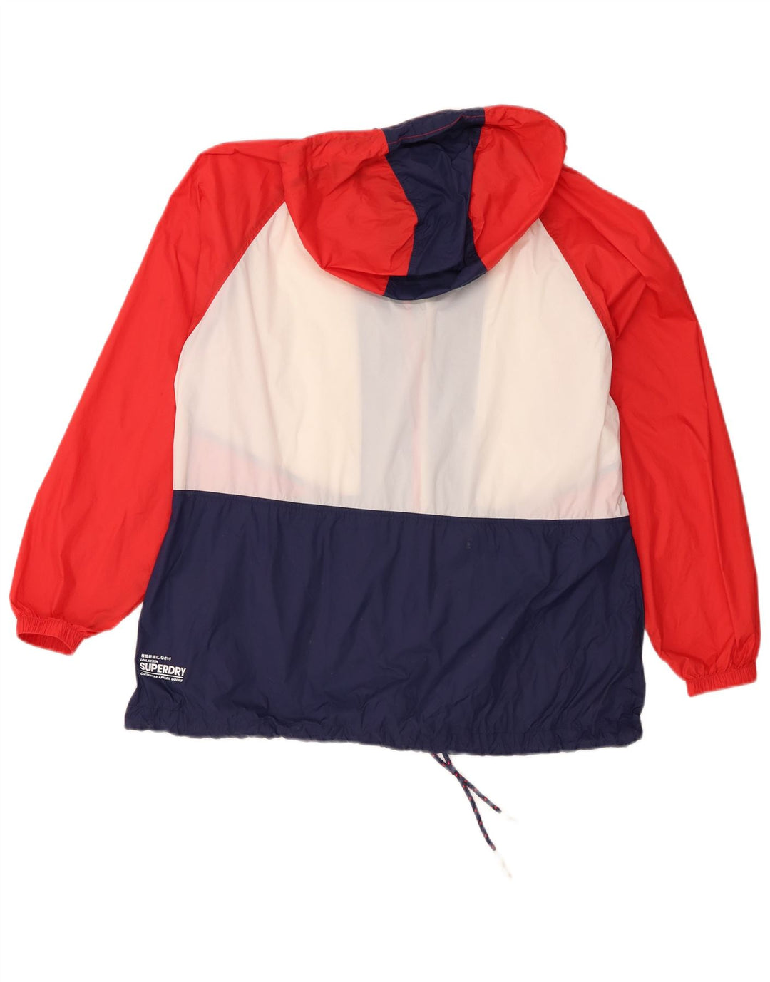 Superdry Veste de pluie graphique surdimensionnée pour femme UK 10 Small Multicolore
