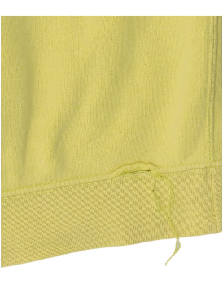 Nike Pull à capuche en coton jaune moyen pour homme