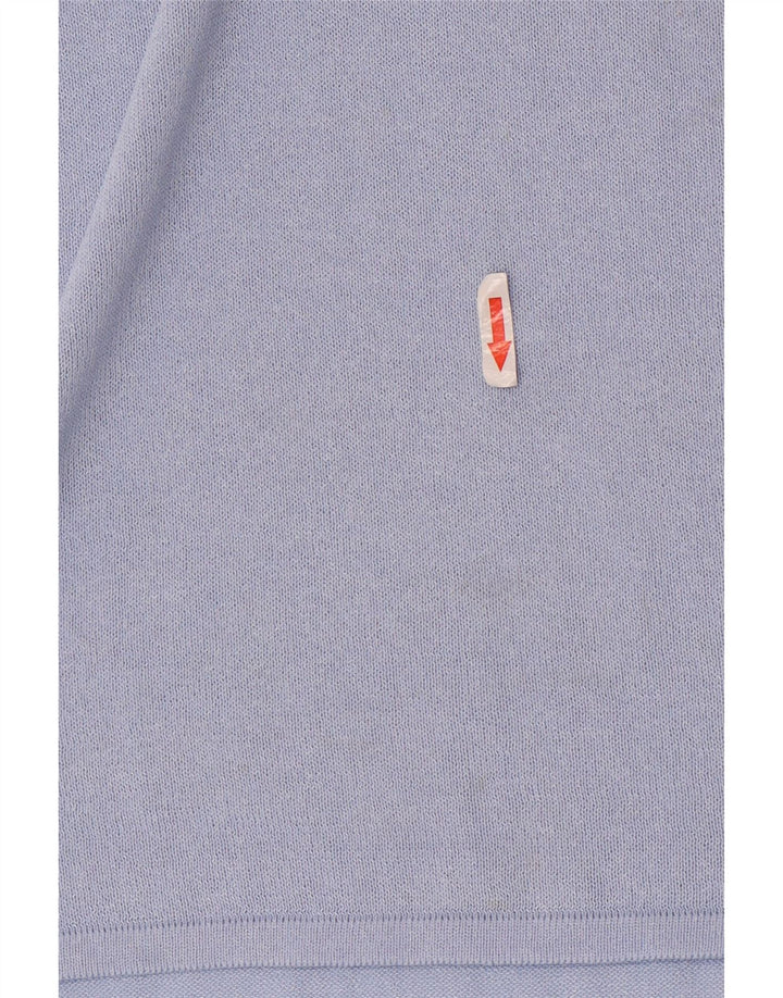 Marks & Spencer Haut à manches longues pour femme UK 8 Small Bleu Viscose