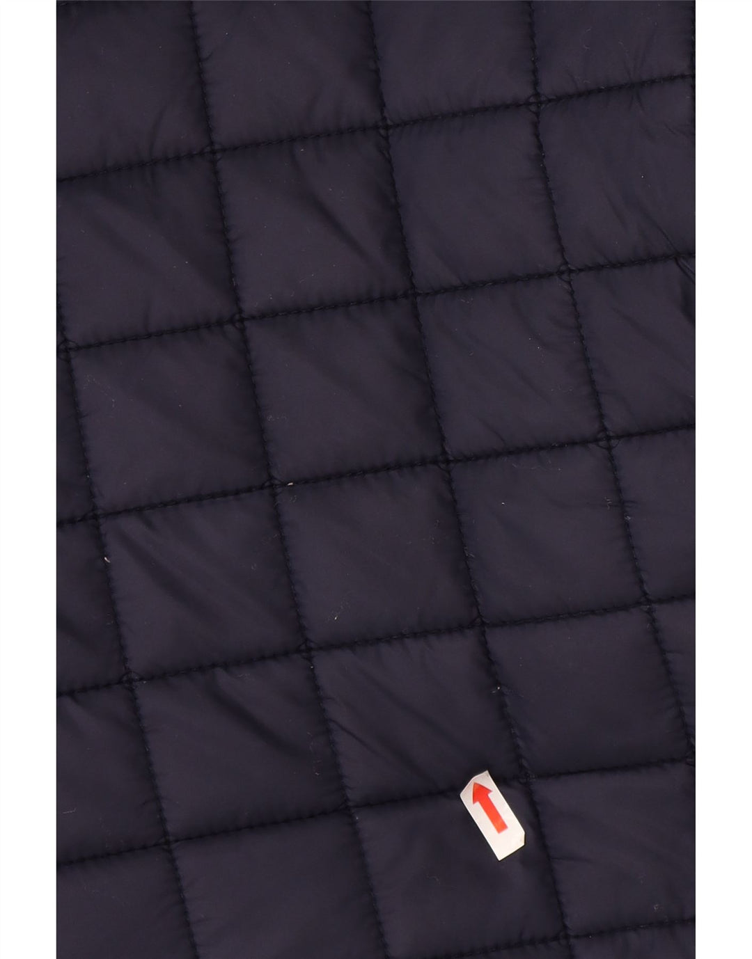 Superdry Veste matelassée à capuche pour femme UK 14 Large Bleu Marine Nylon