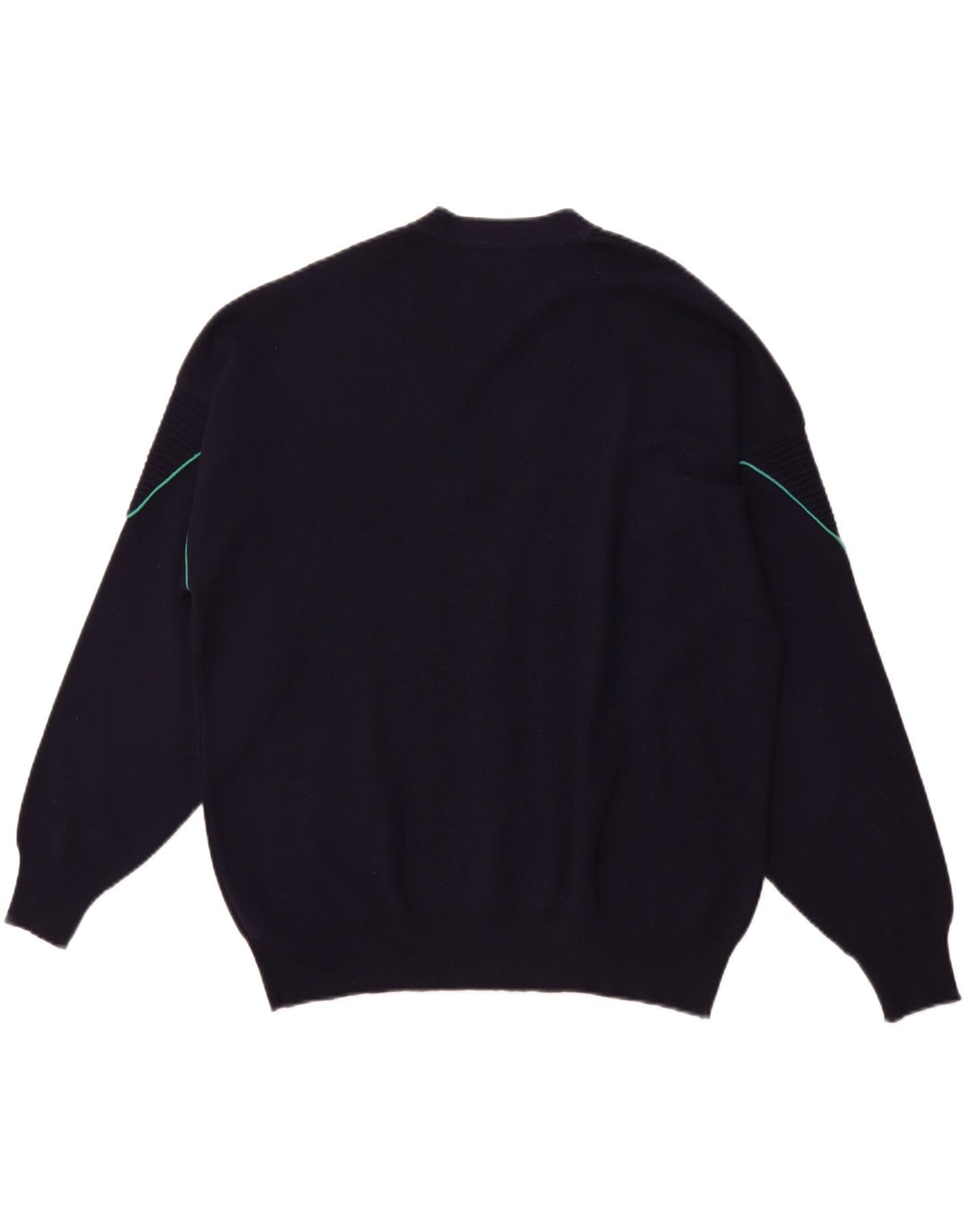 IL GRANCHIO Cardigan Homme Pull Large Bleu Marine Laine