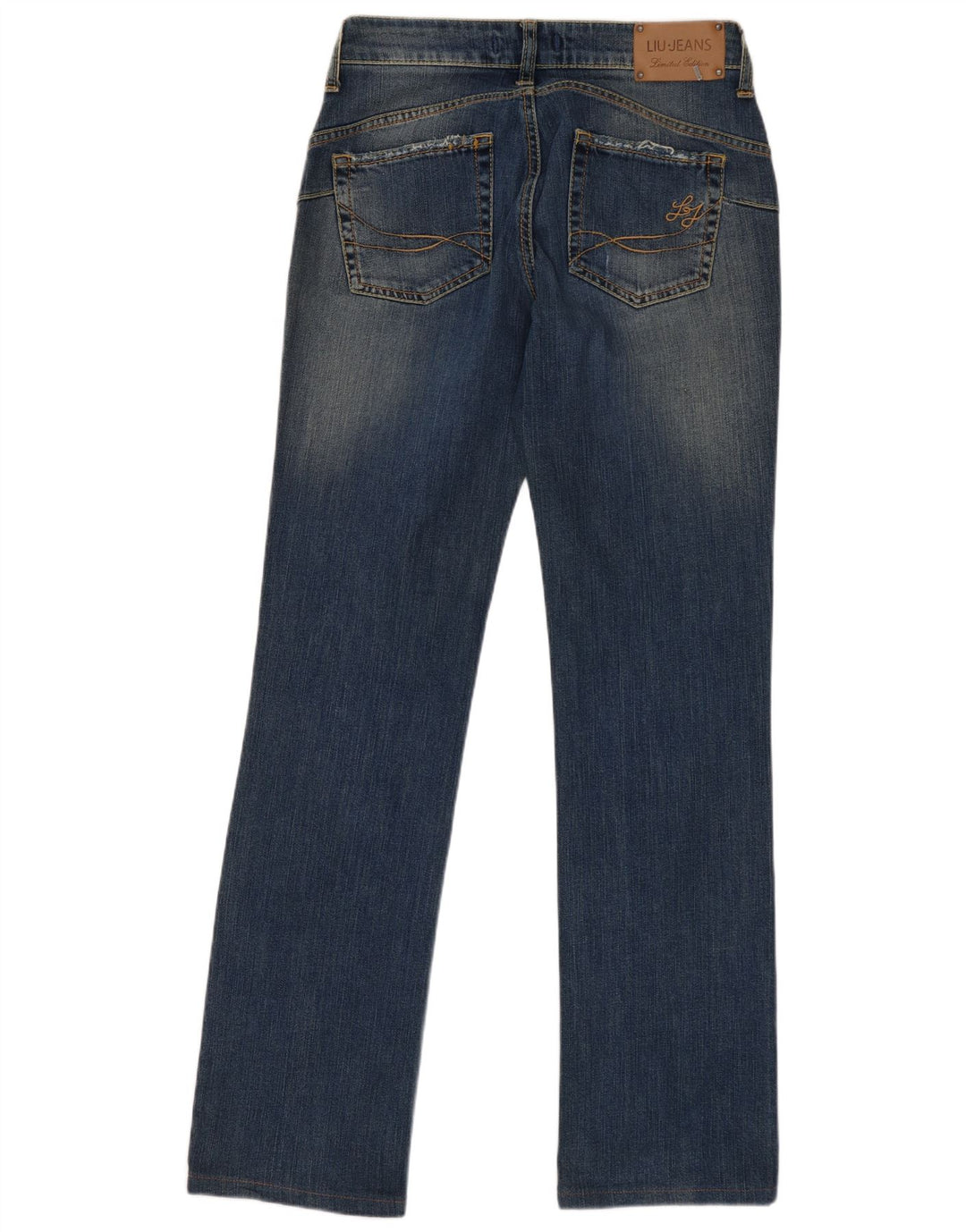 LIU JO Jean Slim effet vieilli W28 L31 en coton bleu pour femme