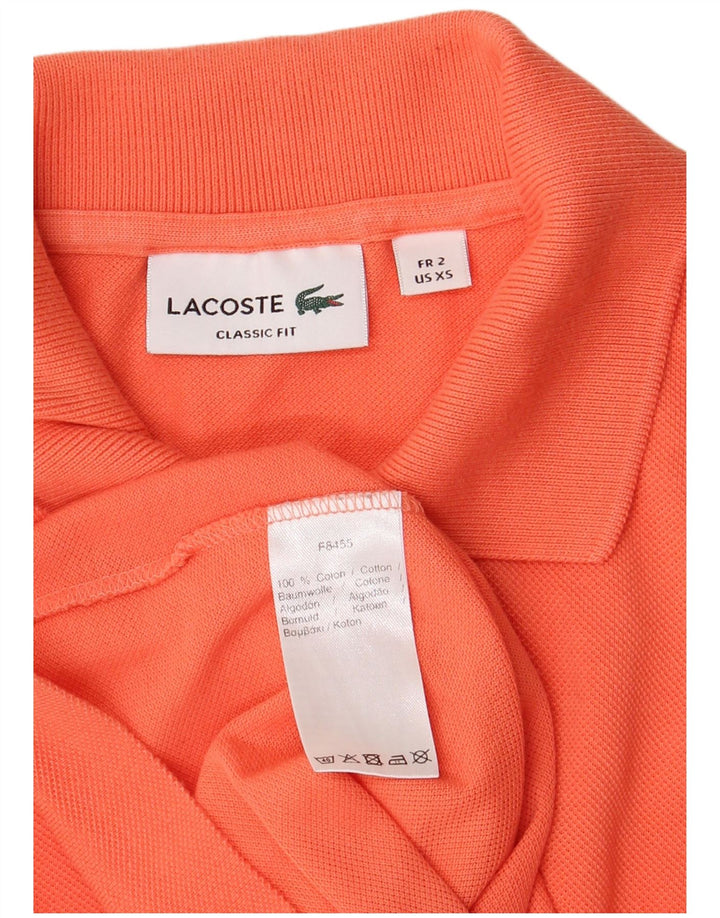 LACOSTE Polo coupe classique pour homme taille 2 XS Orange