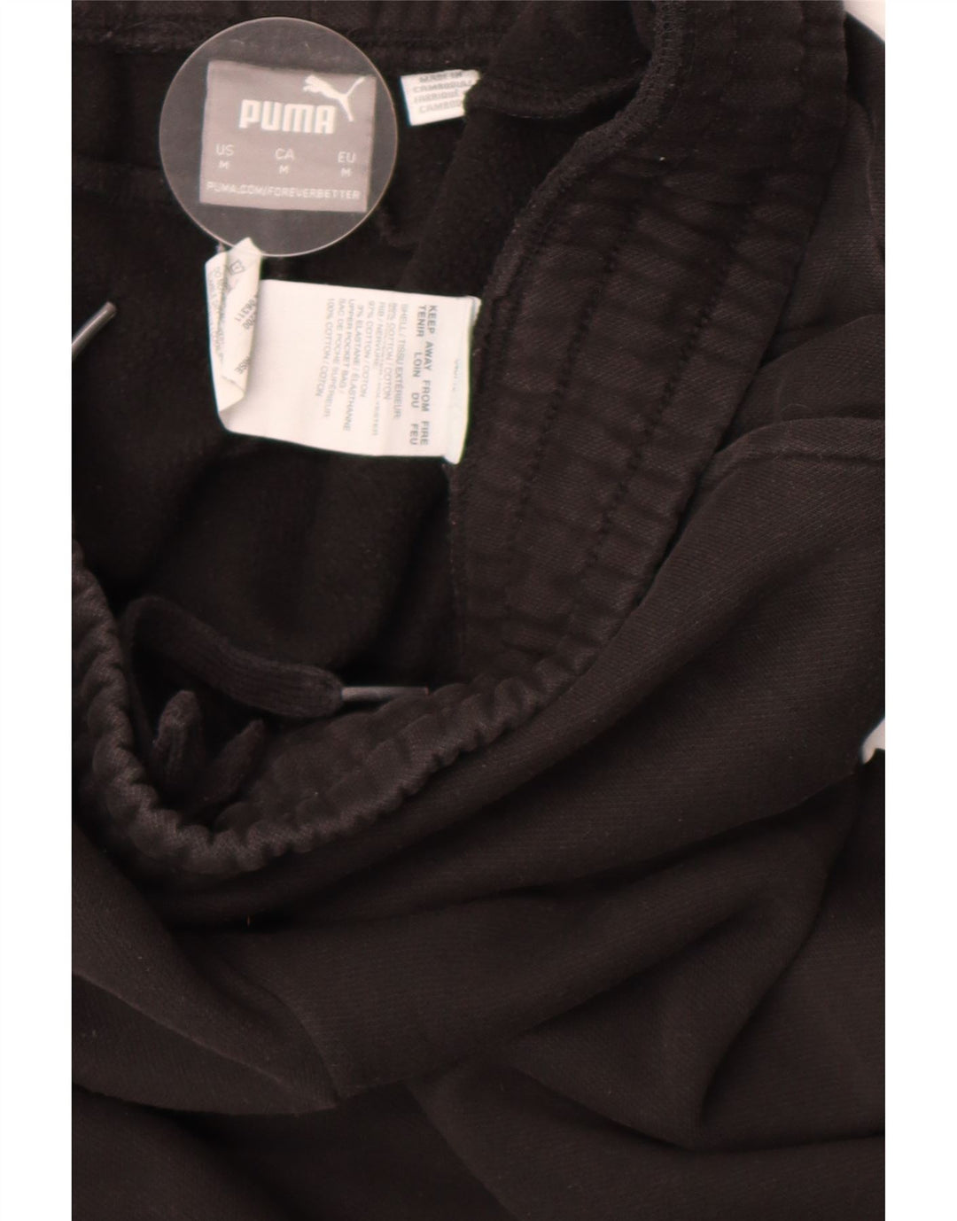 Puma Pantalon de Survêtement Homme Noir Moyen Coton