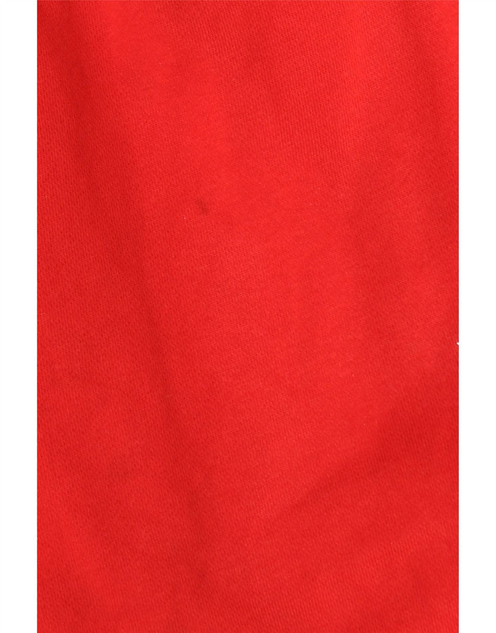 ADIDAS Pantalon de survêtement pour femme Joggers UK 12 Coton rouge moyen