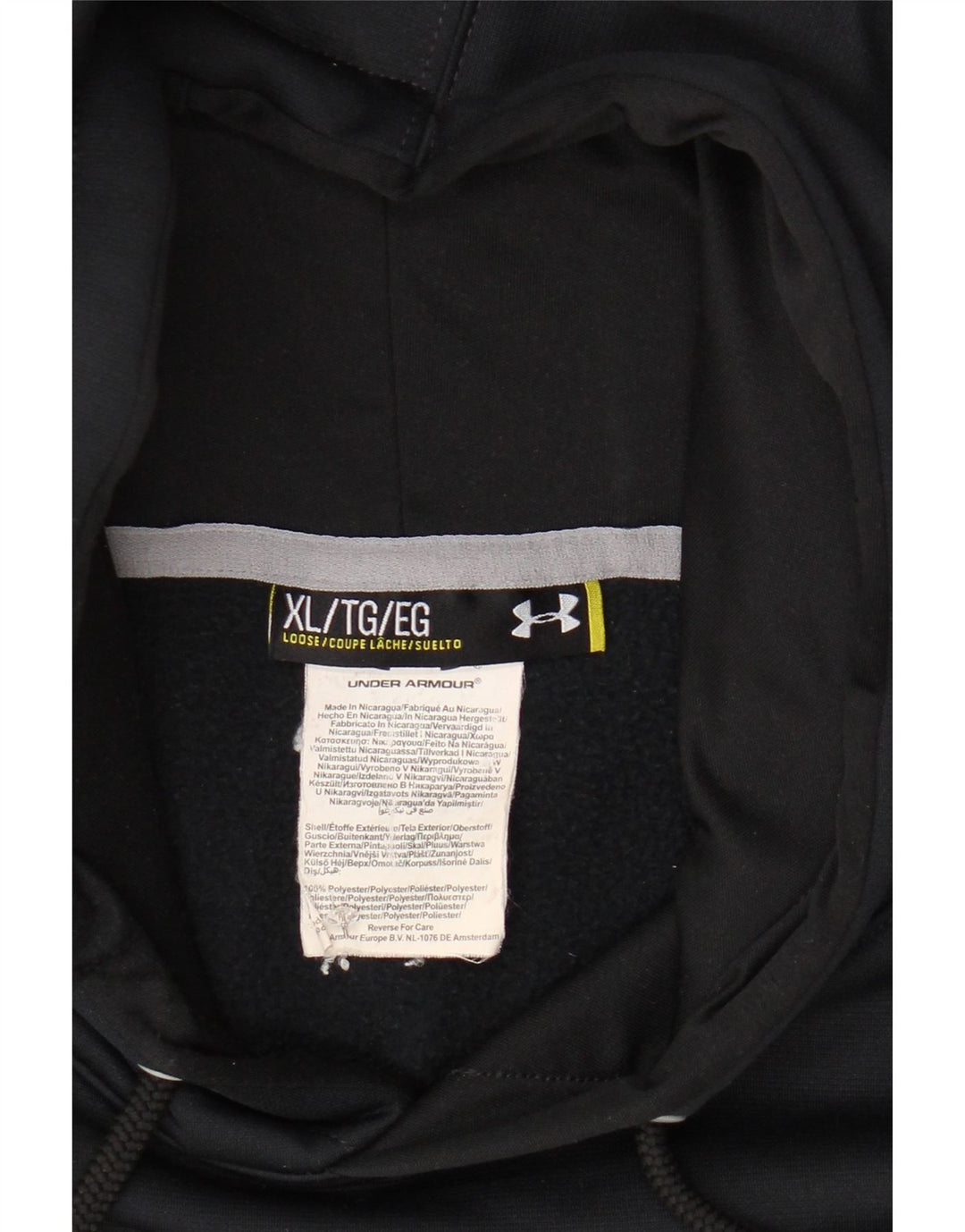 UNDER ARMOUR Pull à capuche graphique pour homme XL Bleu marine Polyester