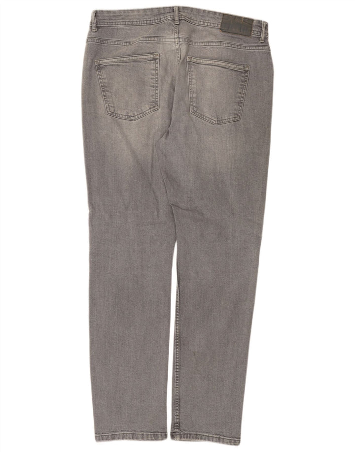 Denim & Co Jean Slim Homme W34 L30 Gris Coton