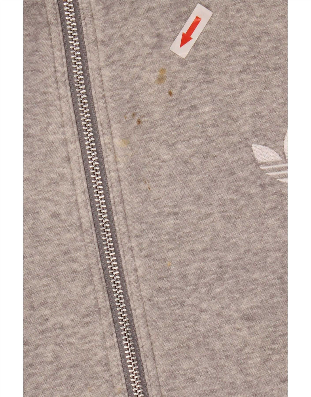 Adidas Veste de survêtement pour homme XL en coton moucheté gris