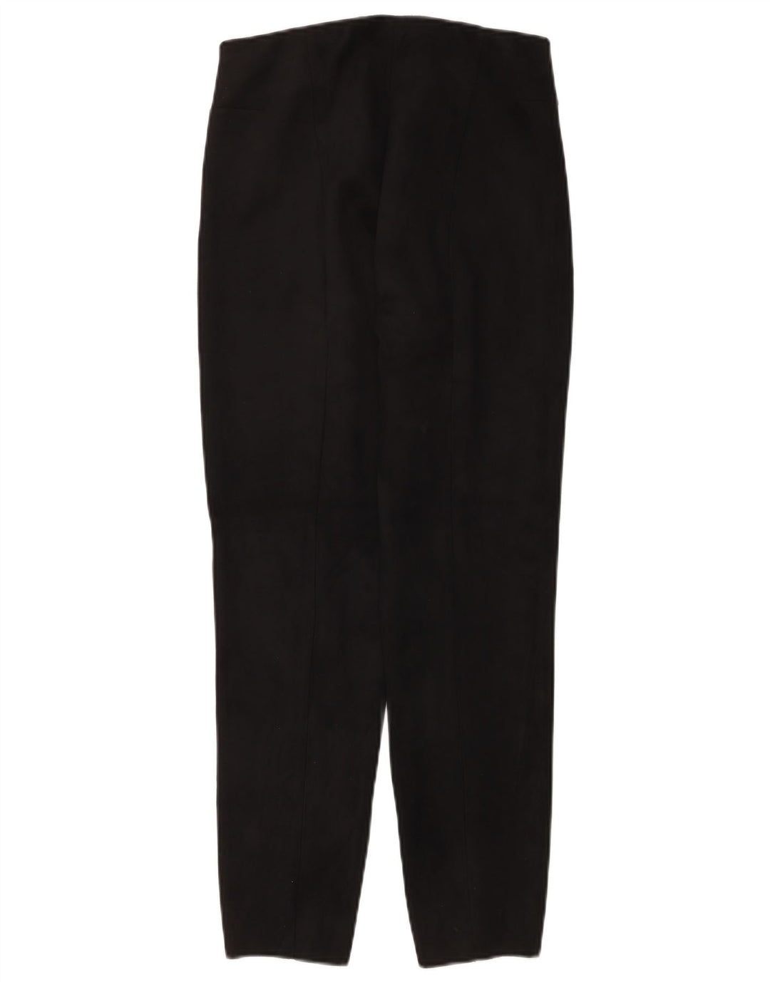 Pantalon décontracté slim femme Zara Large W30 L27 Noir Polyester