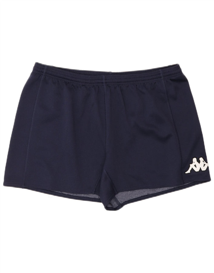 Kappa Short de sport homme grand bleu marine polyester