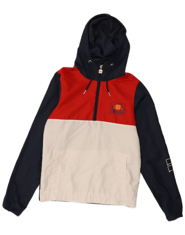 ELLESSE Mens Hooded Tracksuit Top Jacket XS Multicoloured Colourblock
