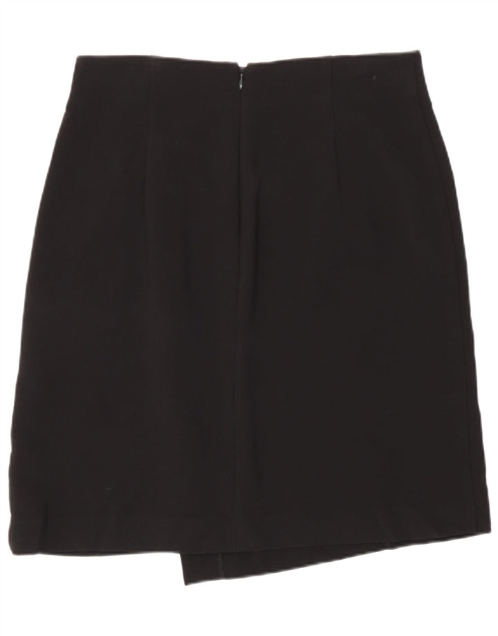 Marks & Spencer Jupe crayon pour femme UK 12 Medium W30 Noir Polyester