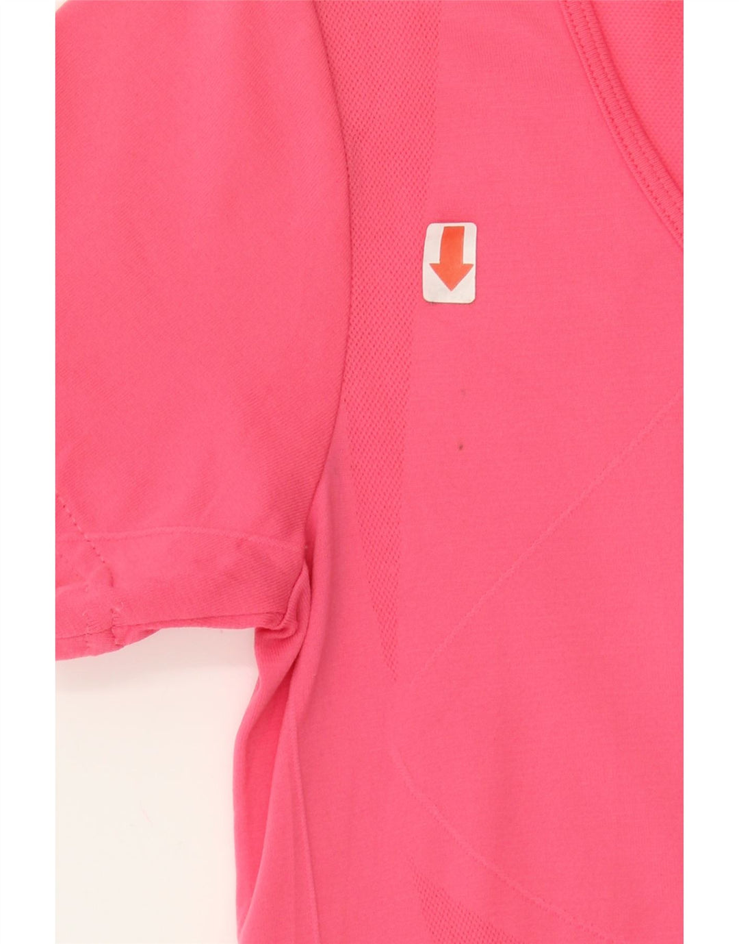 ADIDAS Womens Climacool T-Shirt Top UK 12 Medium Pink Nylon Vintage Adidas and Second-Hand Adidas from Messina Hembry 