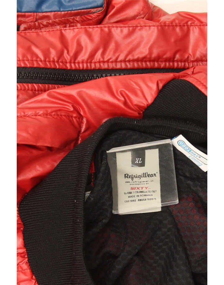 Refrigiwear Veste de pluie pour femme UK 18 XL Rouge Colourblock