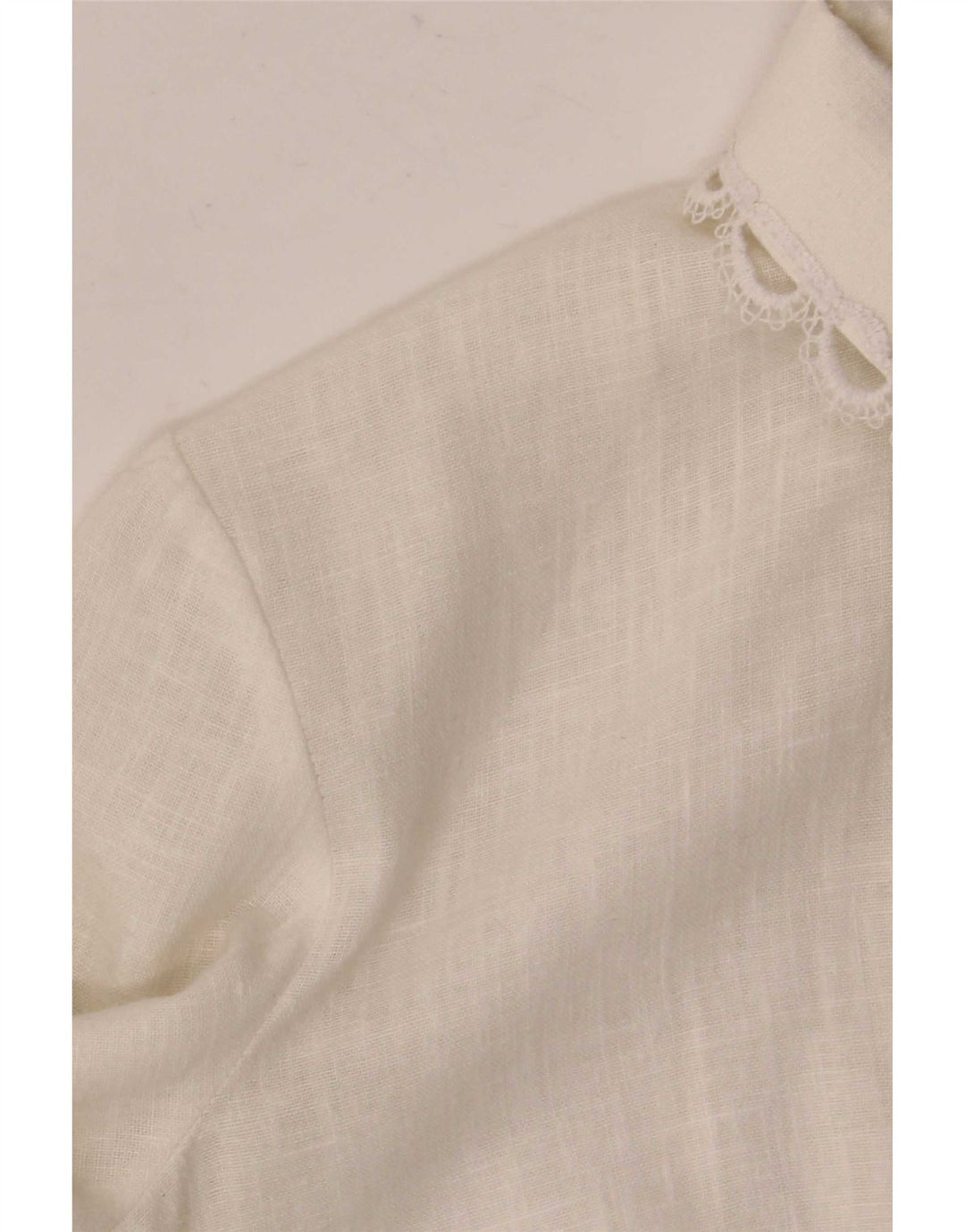 Hanne Modell Chemisier Femme EU 38 Moyen Blanc Floral Coton