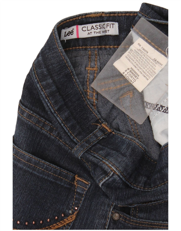 LEE Jean bootcut taille haute pour femme US 8 Medium W28 L30 Bleu marine