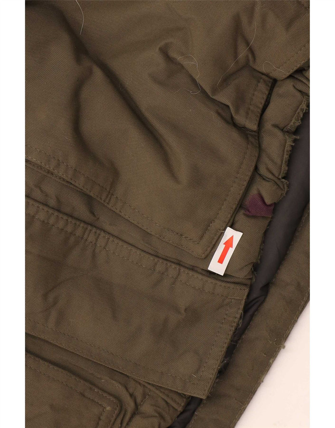 The North Face Veste rembourrée à capuche pour homme UK 38 Medium Khaki Nylon