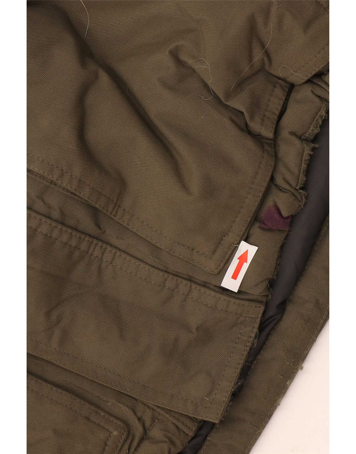 The North Face Veste rembourrée à capuche pour homme UK 38 Medium Khaki Nylon
