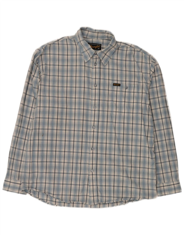 Wrangler Chemise Homme XL Carreaux Bleus