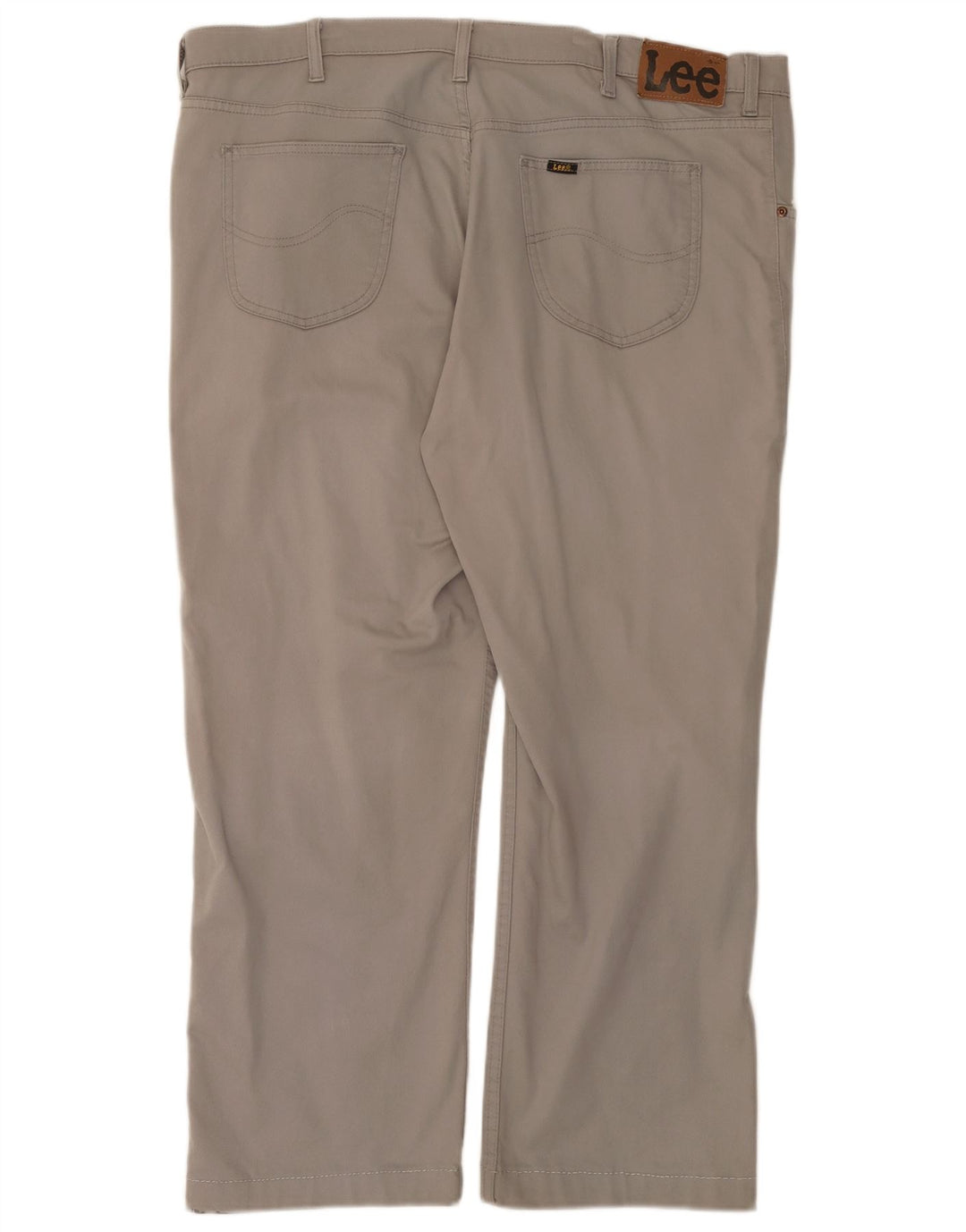 Lee Pantalon décontracté droit pour homme W40 L28 Gris