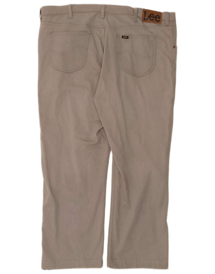 Lee Pantalon décontracté droit pour homme W40 L28 Gris