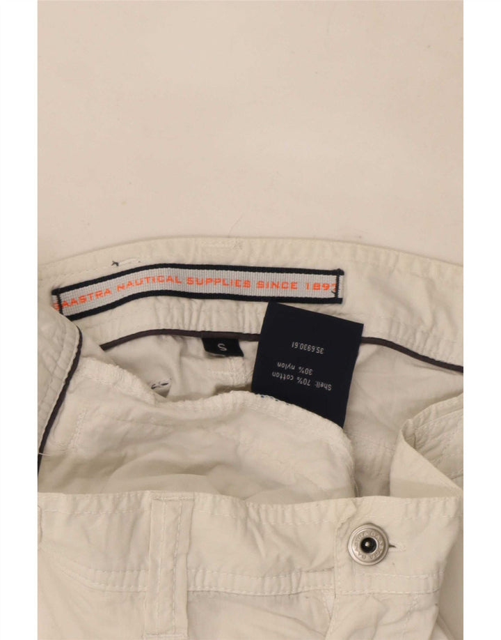 Gaastra Short Cargo Graphique Homme Petit W29 Coton Blanc