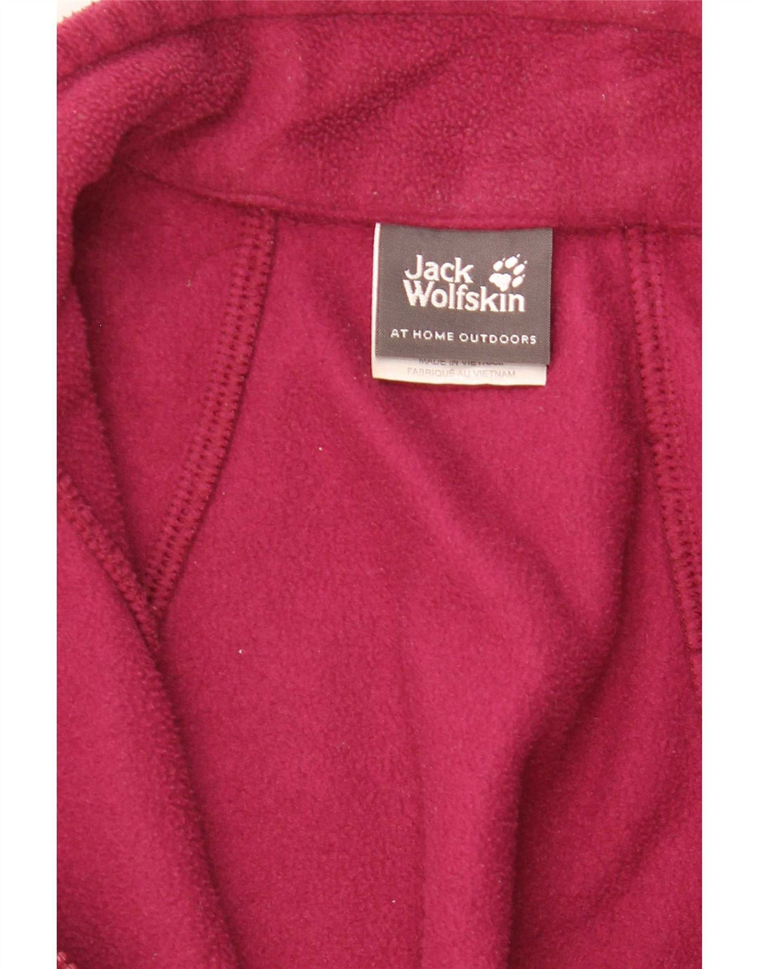 Jack Wolfskin Veste Polaire Femme UK 12/14 Rose Moyen Polyester