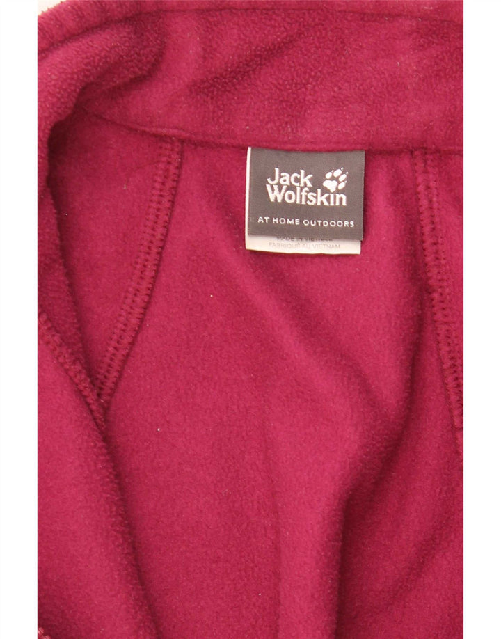 Jack Wolfskin Veste Polaire Femme UK 12/14 Rose Moyen Polyester