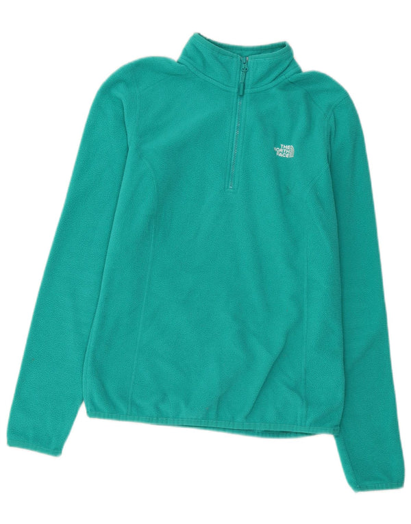 The North Face Pull polaire Polartec à col zippé pour femme UK 10 Small Turquoise