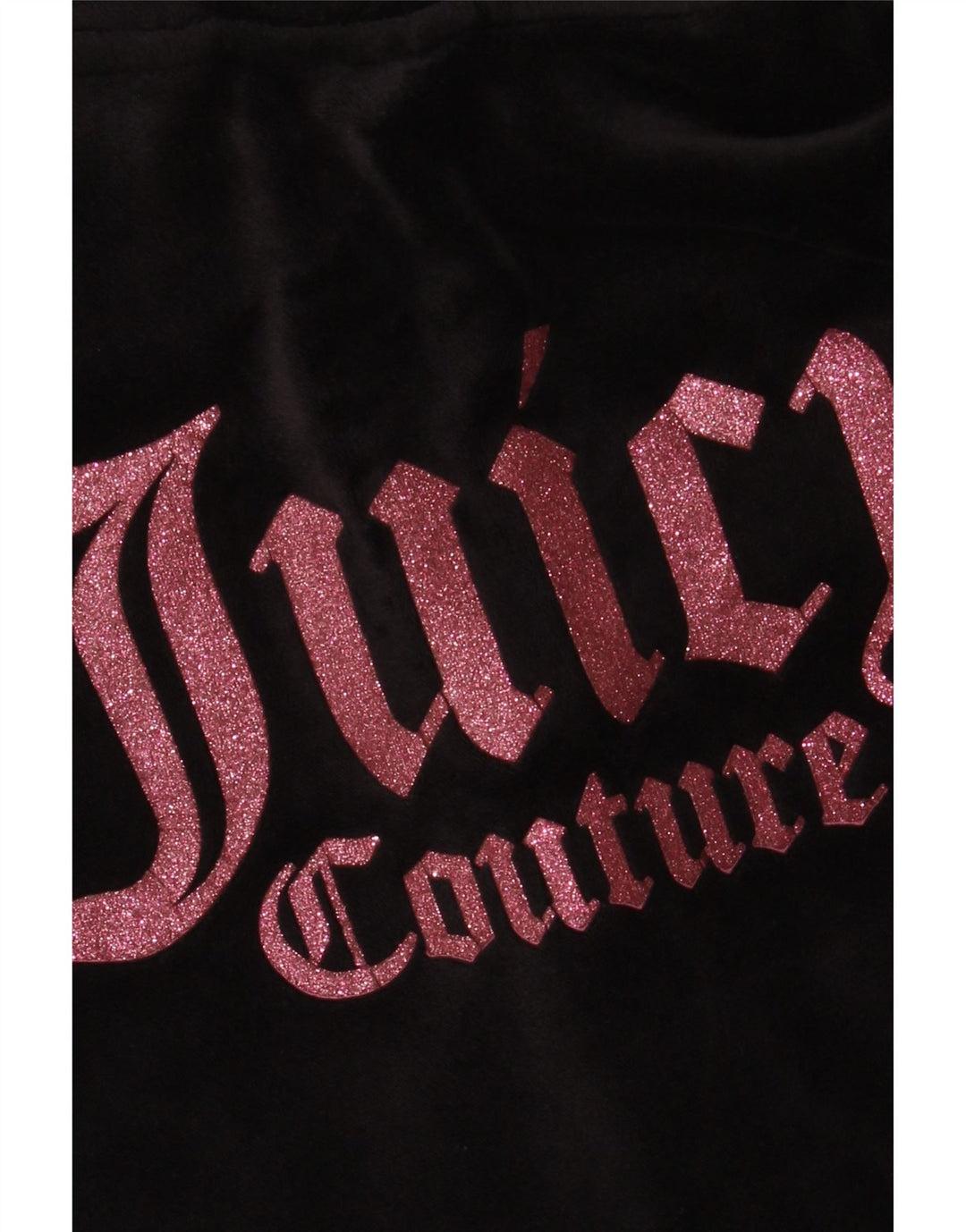 JUICY COUTURE Pull à capuche zippé graphique pour fille 9-10 ans Noir