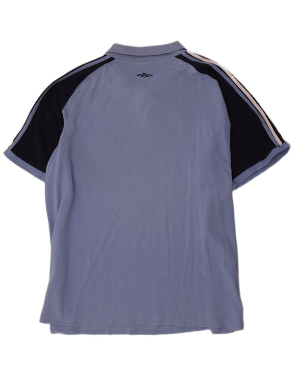 Umbro Polo Homme 4XL Bleu Colorblock Coton