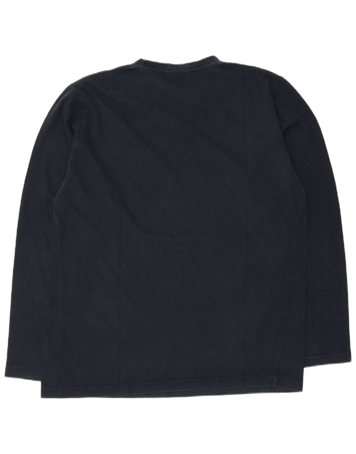 LOTTO Haut Homme Manches Longues XL Bleu Marine Coton
