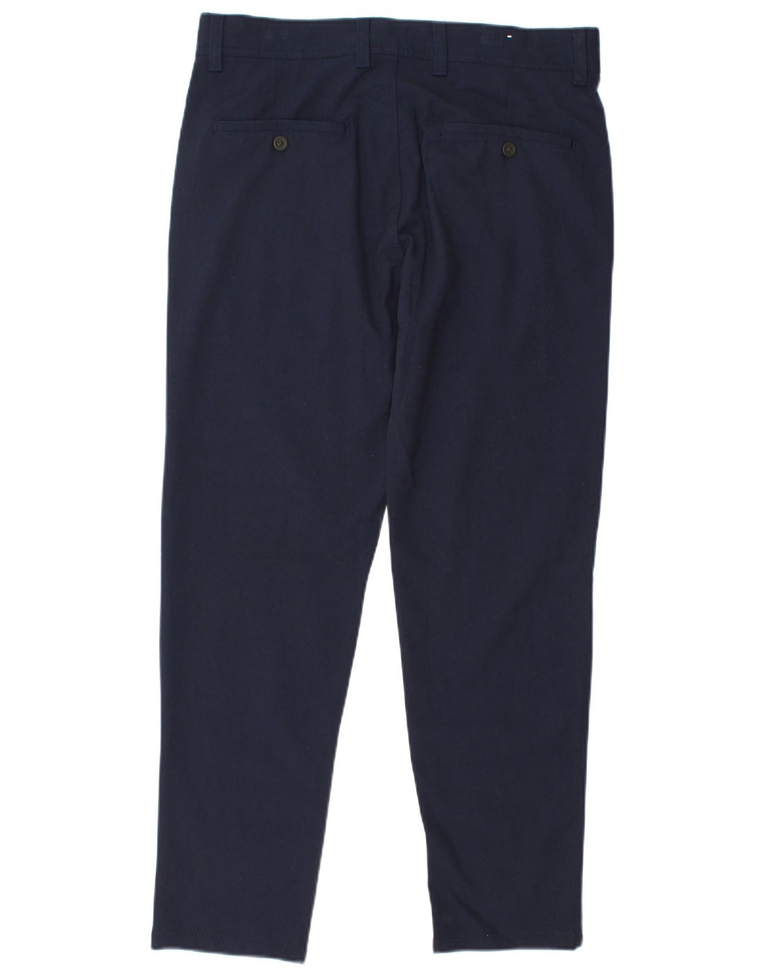Zara Pantalon Chino Slim Homme EU 40 Medium W31 L29 Bleu Marine Polyester